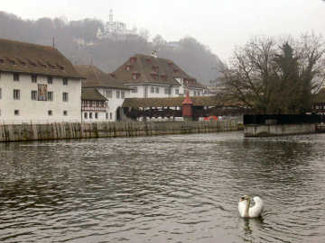 Spreuerbrücke in Luzern. Photo by Gregor Wenda
